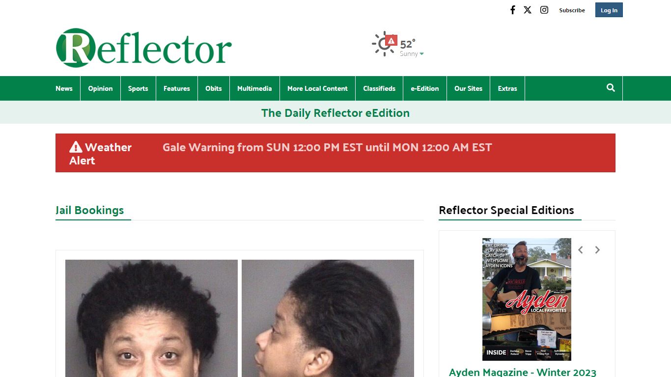 Jail Bookings | reflector.com