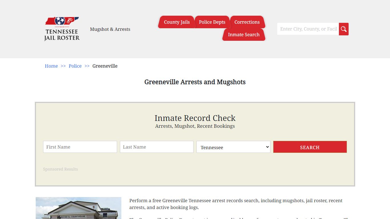 Greeneville Arrests and Mugshots | Jail Roster Search